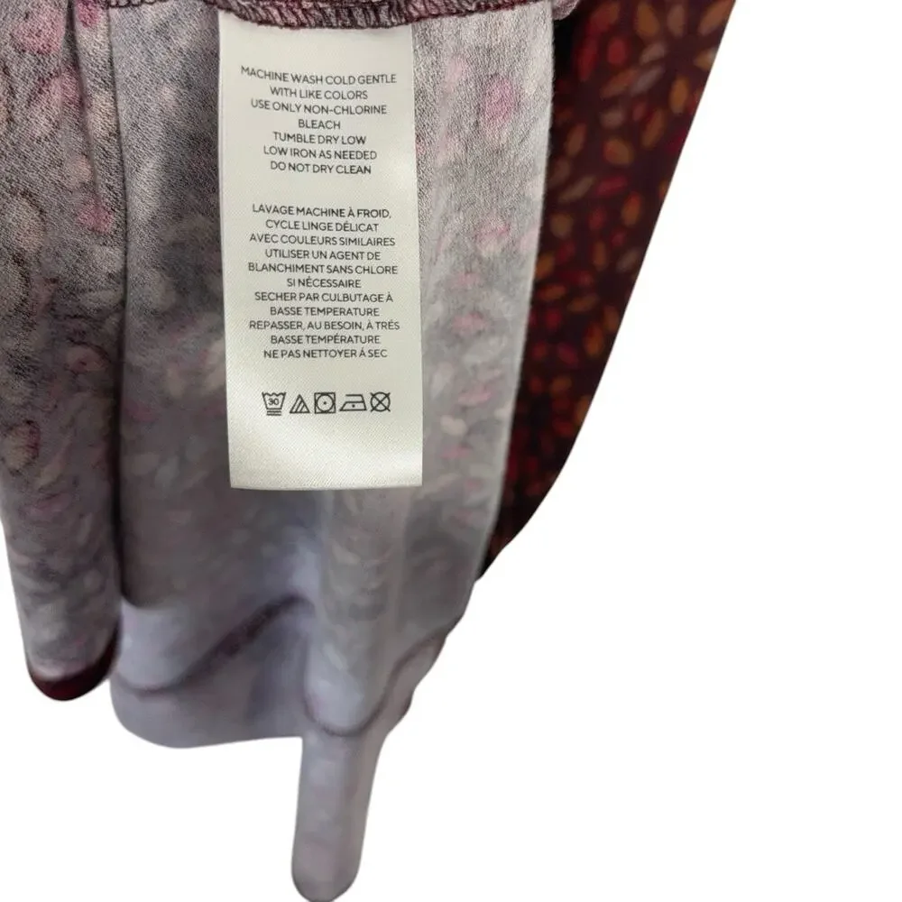 NWT Free People Jersey Knit Stretch Shayla Faux Wrap Dress Women's Size Large